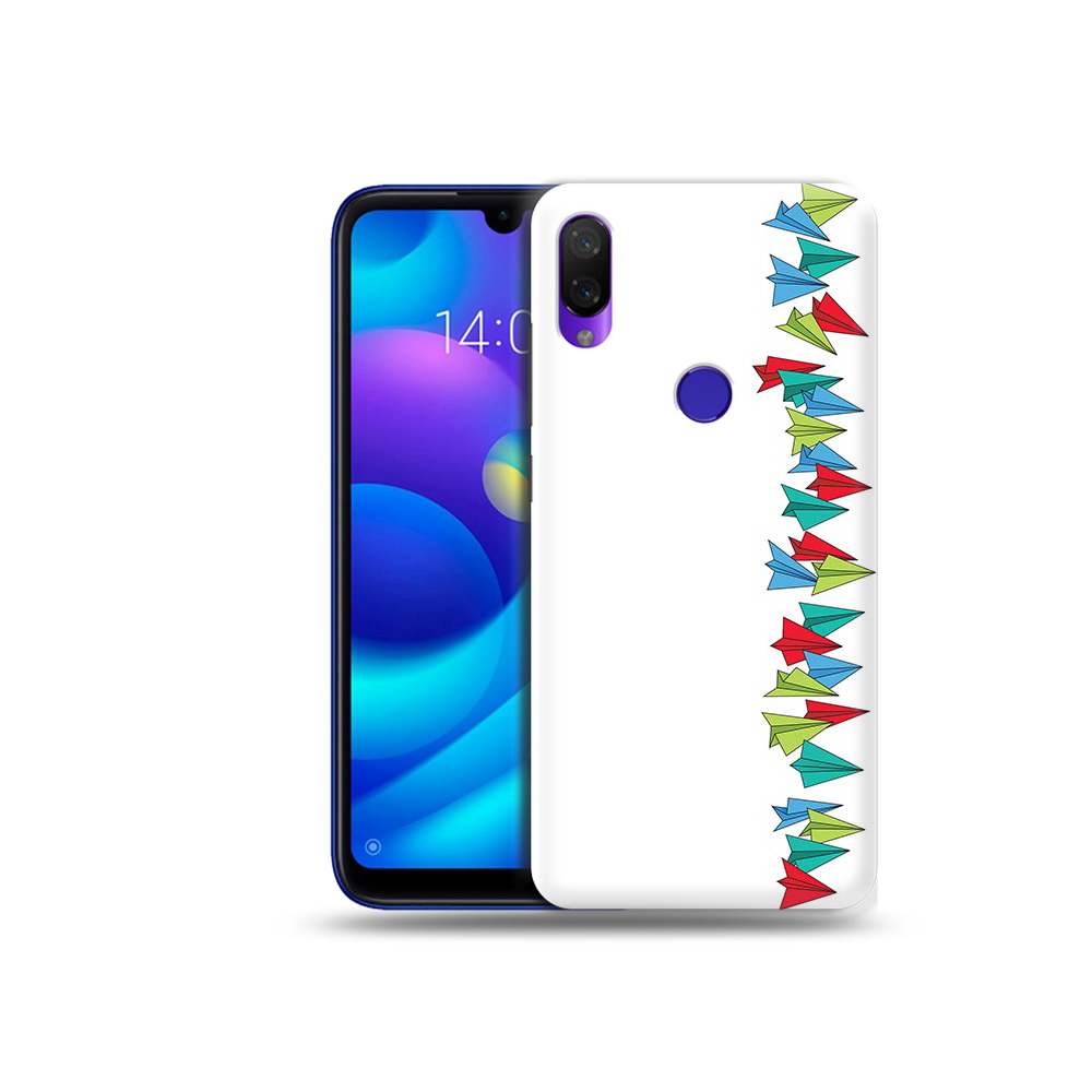 

Чехол MyPads Tocco для Xiaomi Mi Play самолетики из листочков (PT128724.322.593), Прозрачный, Tocco