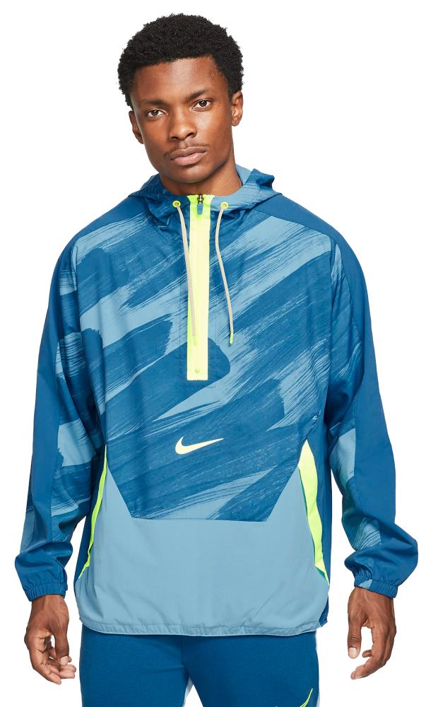 

Анорак мужской Nike DD1723 черный S, Синий, DD1723