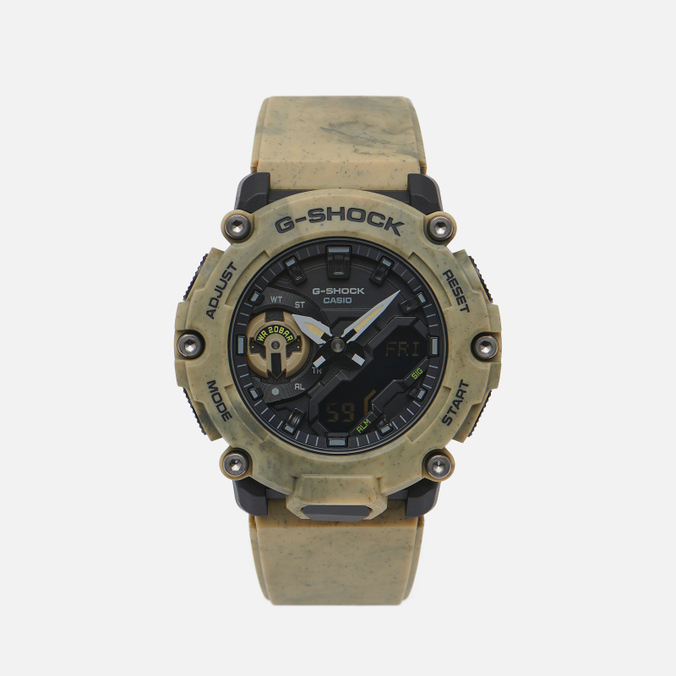 фото Наручные часы casio g-shock ga-2200sl-5a sand and land серый, размер one size