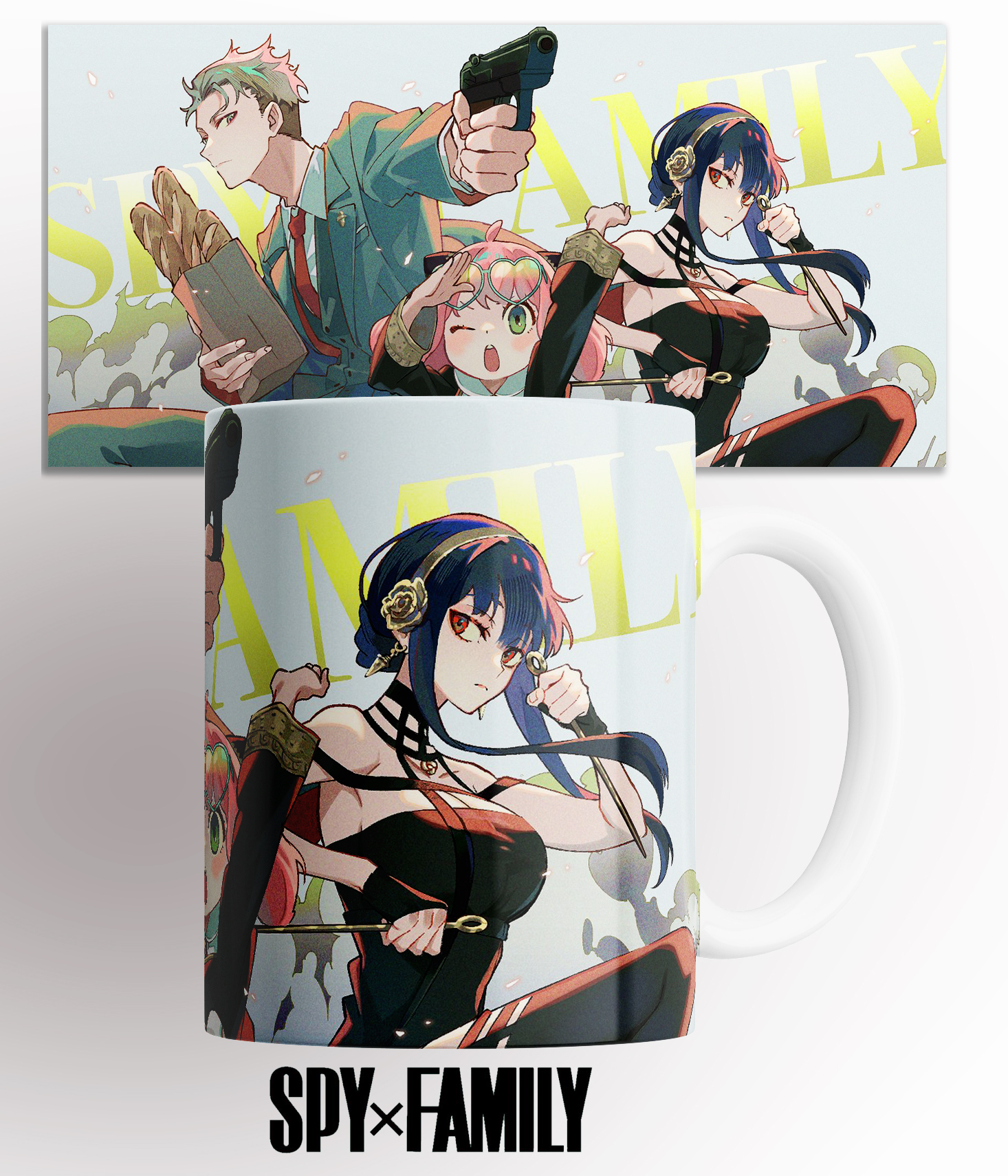 

Кружка аниме семья шпиона anime spy x family 330 мл, Кружка Аниме Семья шпиона/Anime Spy X Family/330 мл.