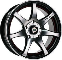 

Колесный диск Cross Street Y3103 6,5x15 5x100 D57.1 ET38 цвет MBF (черный,полировка)