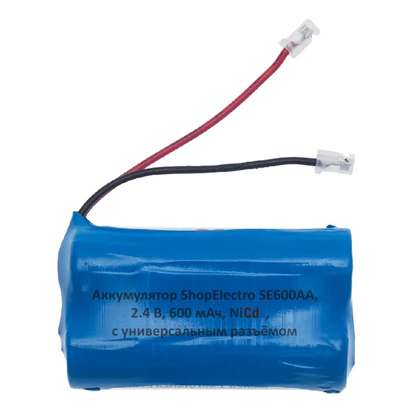 фото Аккумуляторная сборка shopelectro se600аа 2,4в 600мач / 2,4v 600mah, nicd nobrand