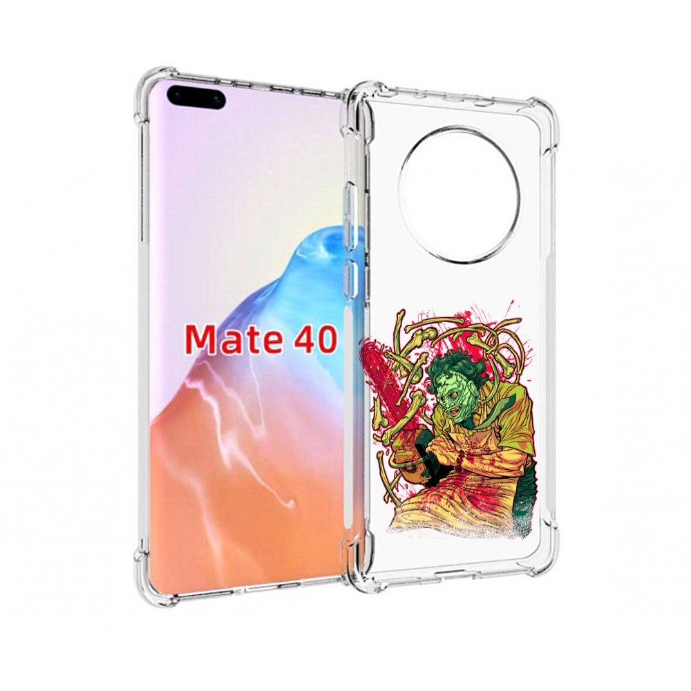 

Чехол MyPads Tocco для Huawei Mate 40 яркий мясник, Прозрачный, Tocco