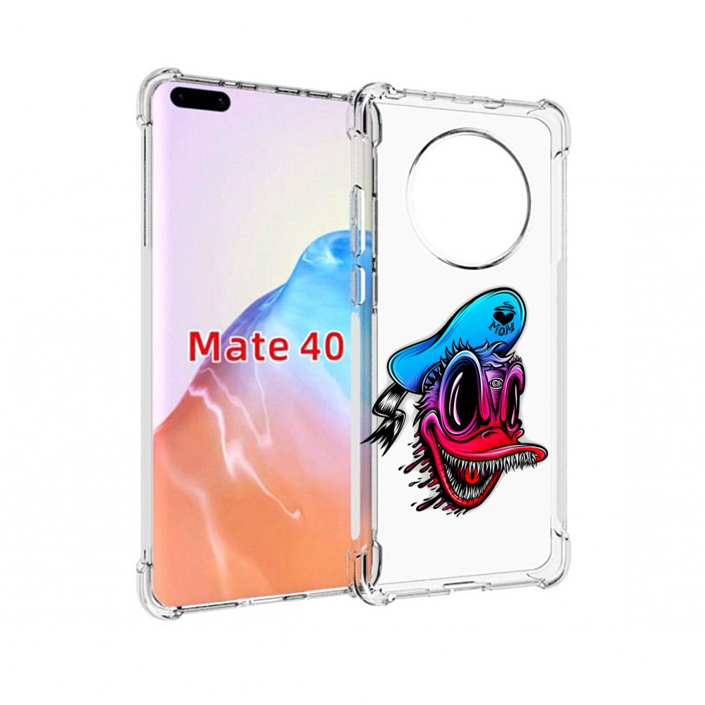 

Чехол MyPads Tocco для Huawei Mate 40 Дональд, Прозрачный, Tocco
