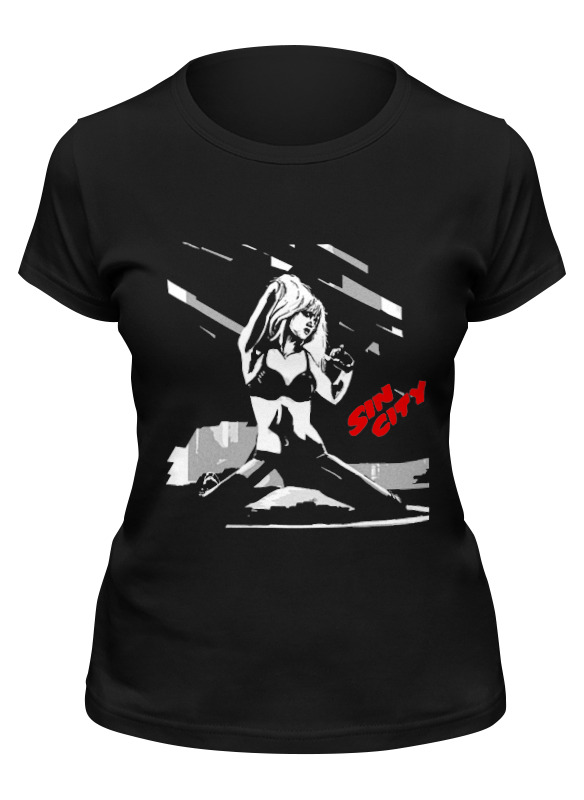 

Футболка женская Printio Sin city - jessica alba черная 2XL, Черный, Sin city - jessica alba