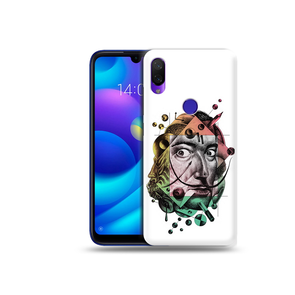 

Чехол MyPads Tocco для Xiaomi Mi Play разноцветное лицо абстракция (PT128724.322.570), Прозрачный, Tocco