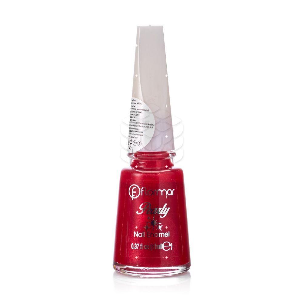 

Лак для ногтей Flormar Pearly Nail Enamel PL074 Red Attraction 11 мл