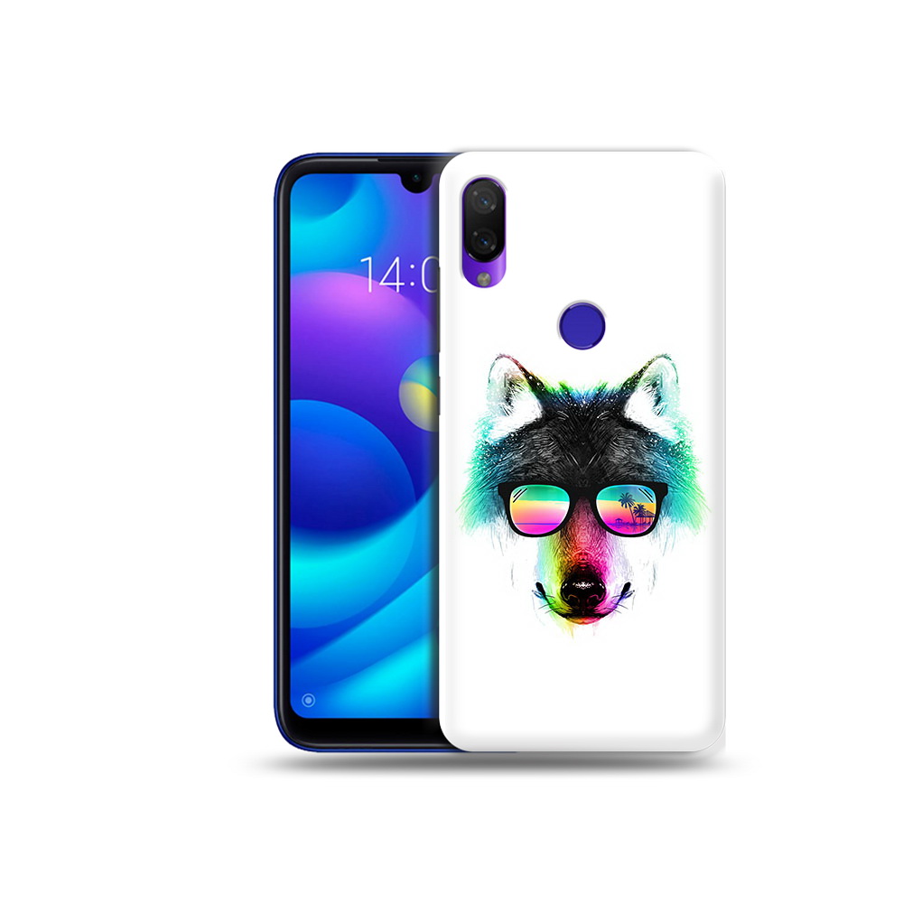 

Чехол MyPads Tocco для Xiaomi Mi Play радужный волк (PT128724.322.567), Прозрачный, Tocco