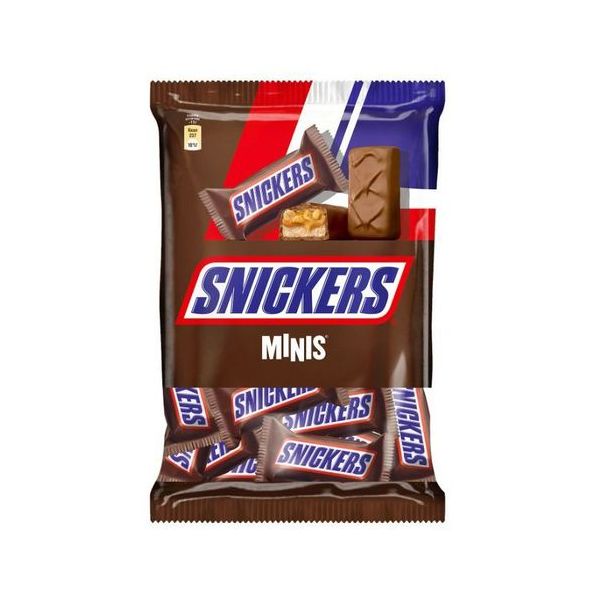 

Конфеты шоколадные Snickers Minis 15 г x 12 шт