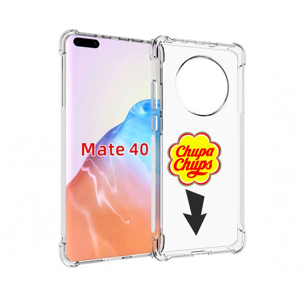 

Чехол MyPads Tocco для Huawei Mate 40 чупа чупс, Прозрачный, Tocco