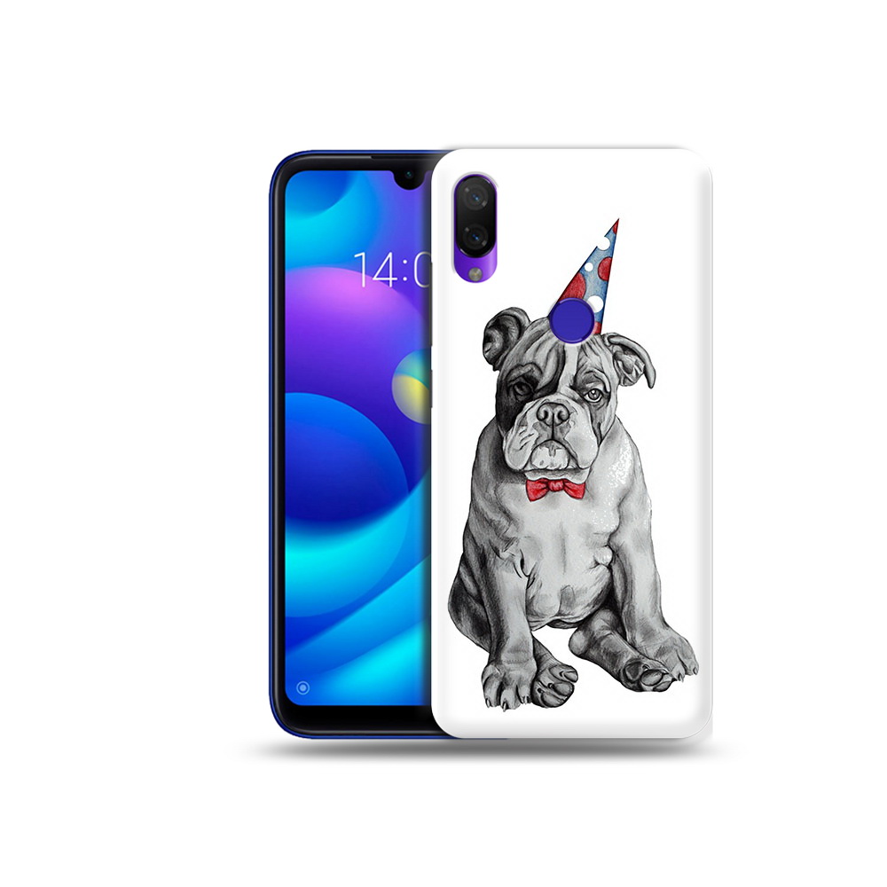 

Чехол MyPads Tocco для Xiaomi Mi Play праздничный щенок (PT128724.322.554), Прозрачный, Tocco