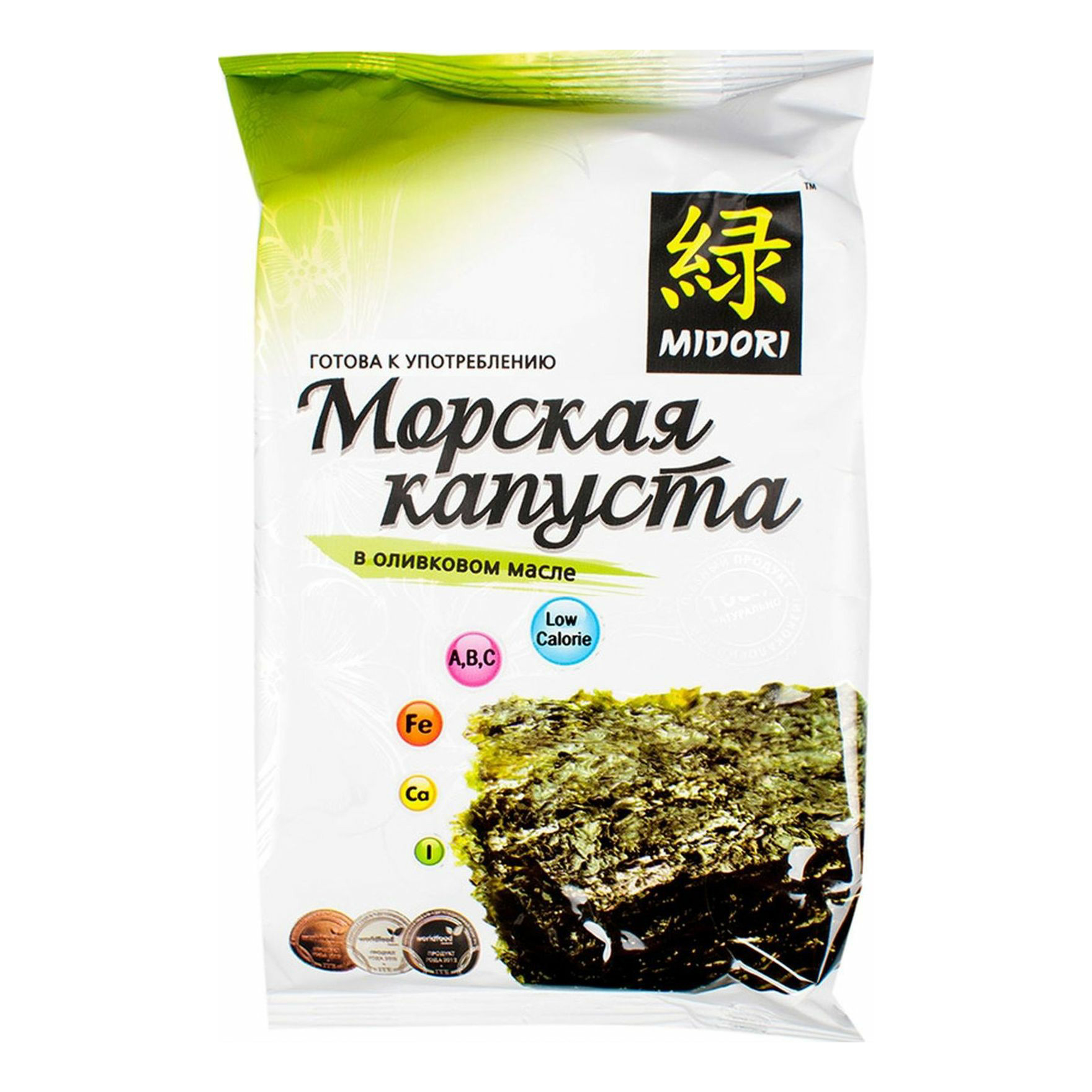 Морская Капуста Midori Сушеная Листы В Оливковом Масле 5 Г