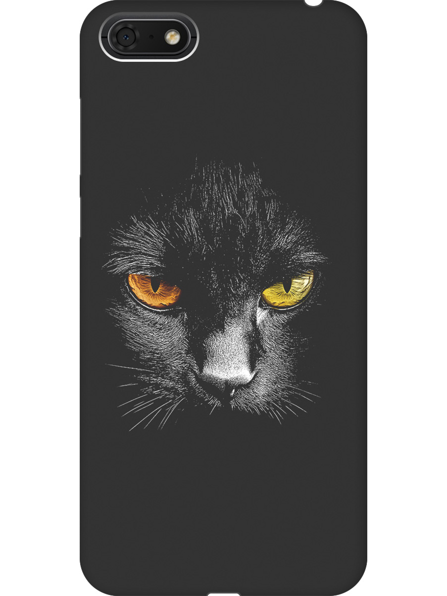 

Силиконовый чехол на Honor 7A / 7S / Huawei Y5 (2018) / Y5 Prime (2018) с принтом 833569, Черный;белый;золотистый, 717872912