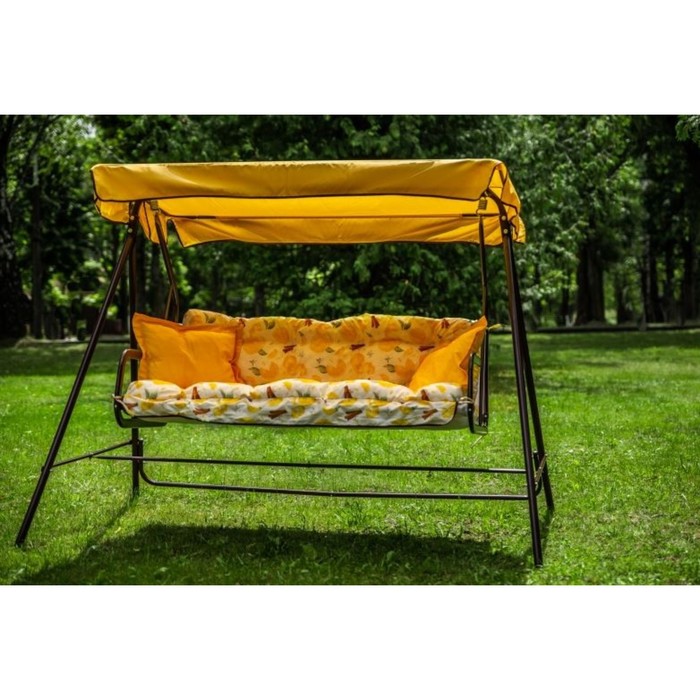 

Садовые качели Olsa Бари С1100 204x121x144,5 см желтый, Бари