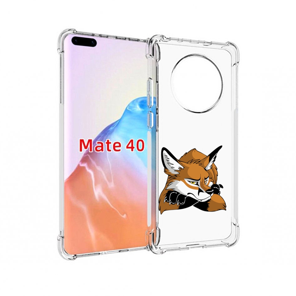 

Чехол MyPads Tocco для Huawei Mate 40 фокс, Прозрачный, Tocco