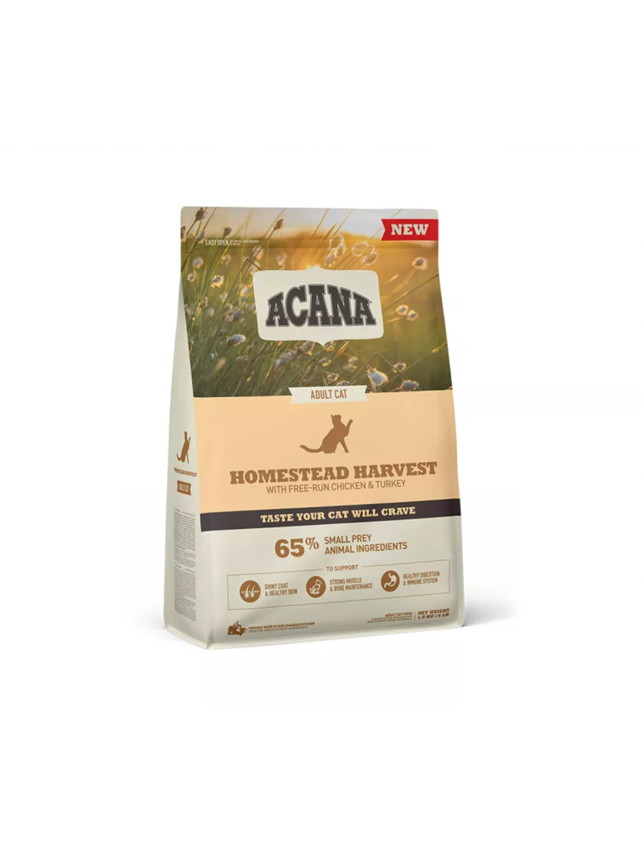 

Сухой корм для кошек ACANA FIRST FEAST, с курицей и индейкой, 1,8 кг