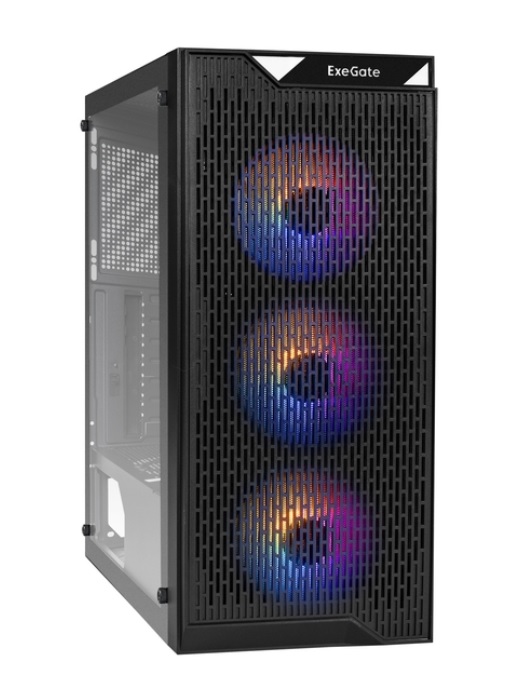 фото Корпус для компьютера exegate evo-5001-rgb black