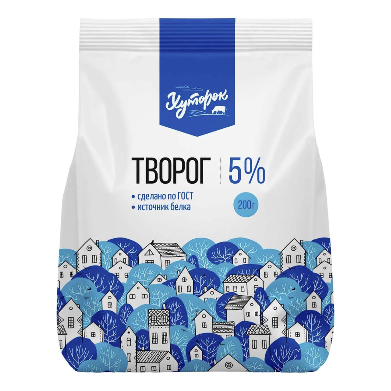 Творог Хуторок 5% Бзмж 300 Г