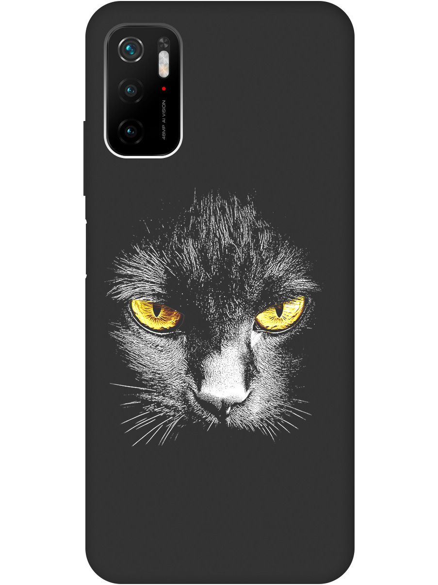 

Силиконовый чехол на Xiaomi Redmi Note 10T, Poco M3 Pro с принтом матовый черный 833510, Черный;белый;золотистый, 730837112