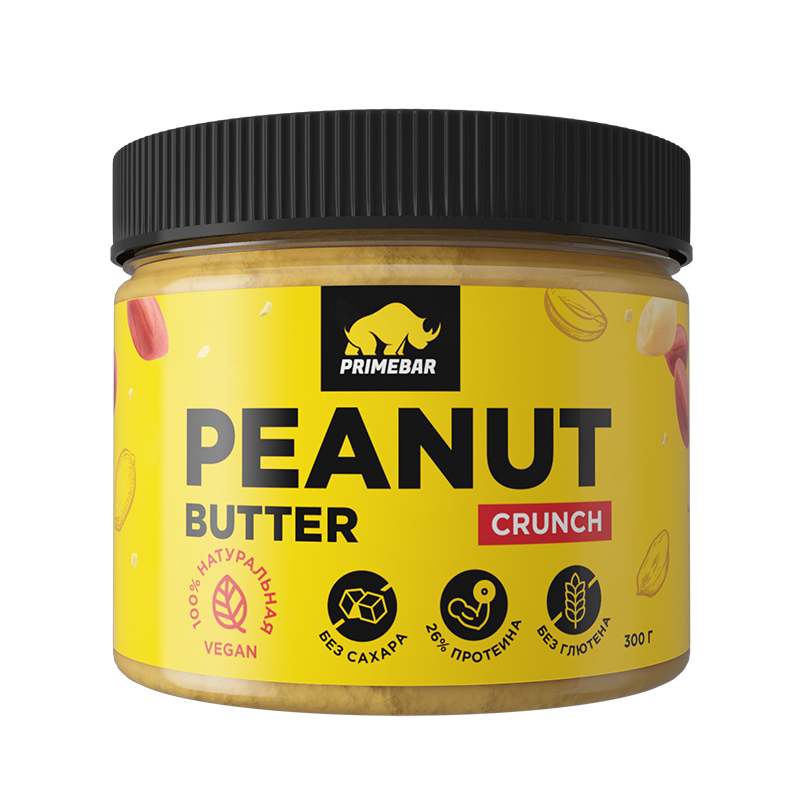 

Арахисовая паста Prime Kraft Peanut Butter 300 г хрустящая, Peanut Butter