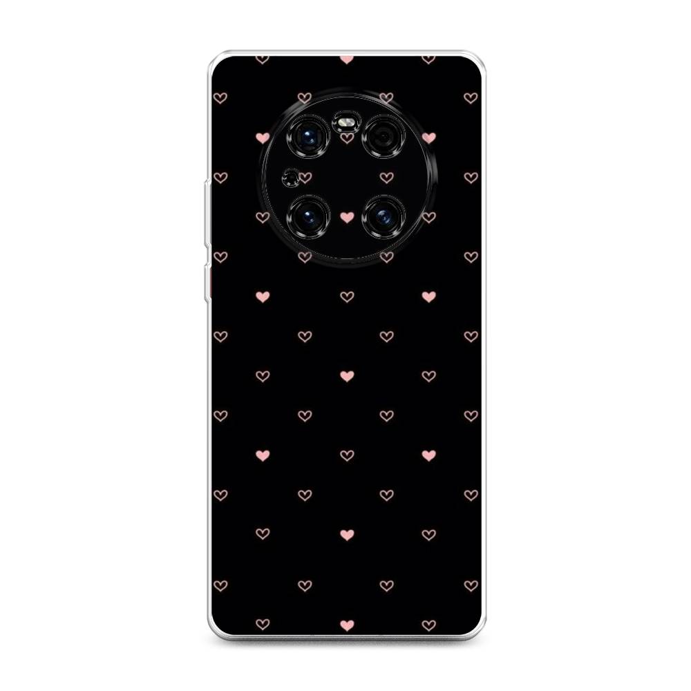

Чехол Awog на Huawei Mate 40E Pro "Черный фон и сердечки", Разноцветный, 6107550-3