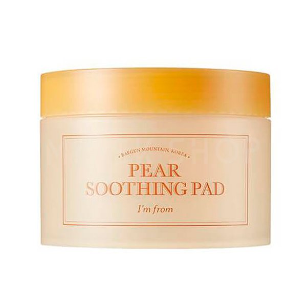 фото Охлаждающие пады для лица i'm from с ферментом груши pear soothing pad, 60 шт.