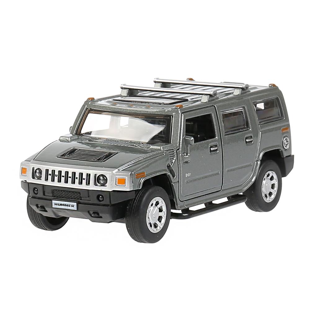 Модель машины Технопарк Hummer H2, серая, инерционная