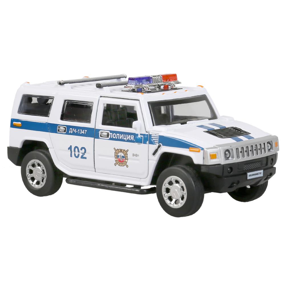 

Модель машины Технопарк Hummer H2 Полиция, инерционная, свет, звук НUМ2-12SLРОL-WН, Белый, НUМ2-12SLРОL-WН