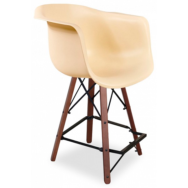 

Стул полубарный Sheffilton SHT-ST31/S80-1 бежевый/темный орех/черный, SHT-ST31/S80-1