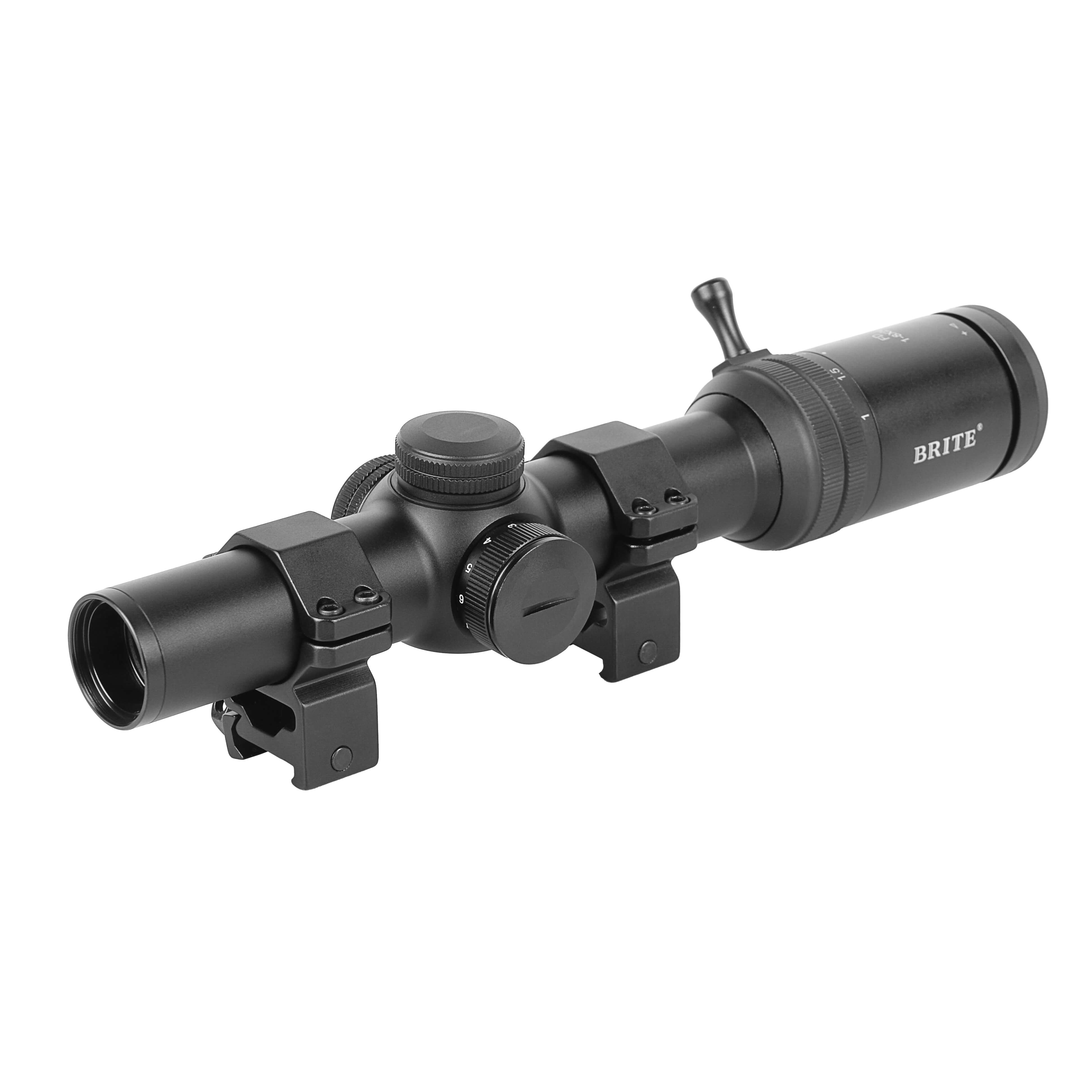 

Прицел оптический BRITE LPVO 1-10X24 IR, Черный