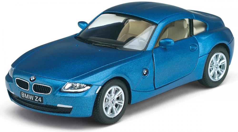 

Модель машины Kinsmart BMW Z4 Coupe, инерционная, 1/32 KT5318D, Синий, KT5318D