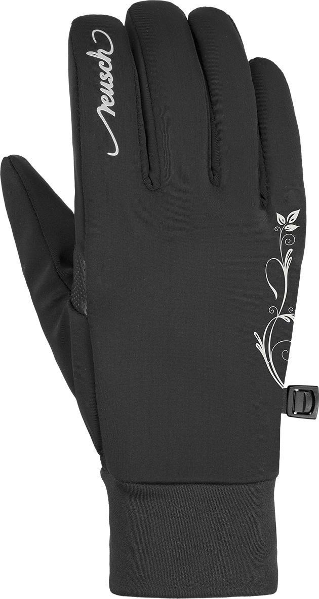 фото Перчатки reusch saskia touch-tec, black/silver, 8