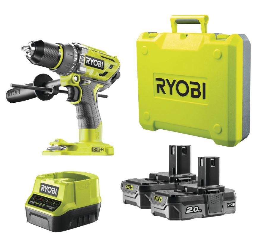 фото Бесщеточная ударная дрель-шуруповерт ryobi one+ r18pd7-220b