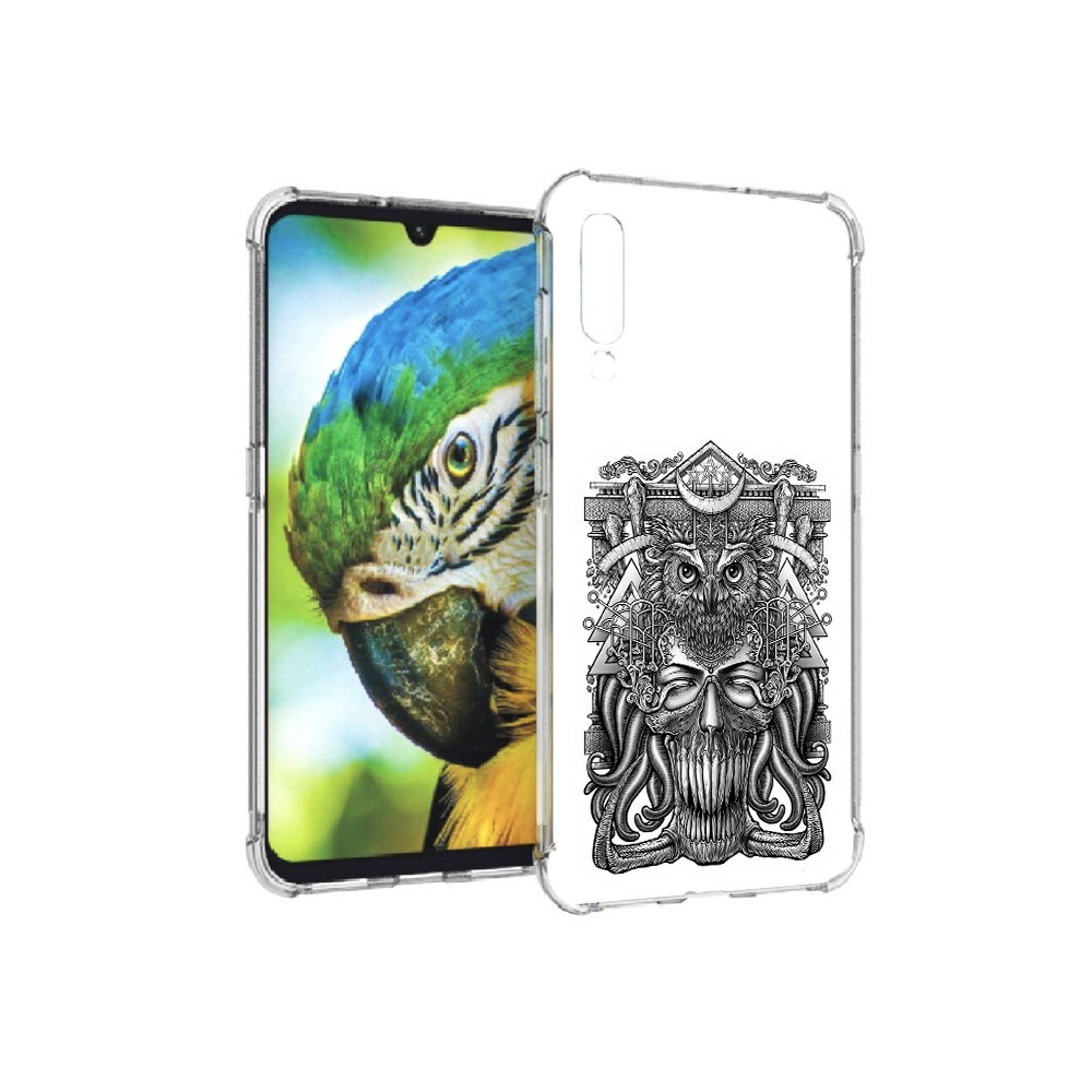 

Чехол MyPads Tocco для Xiaomi Mi 9 зубастая сова (PT126035.255.369), Прозрачный, Tocco