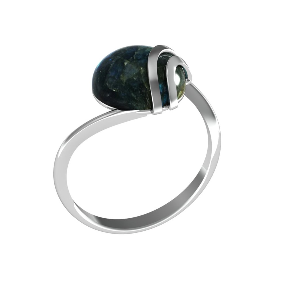 

Кольцо из серебра р. , ПРИВОЛЖСКИЙ ЮВЕЛИР 251234-LB, лабрадорит, 251234-LB