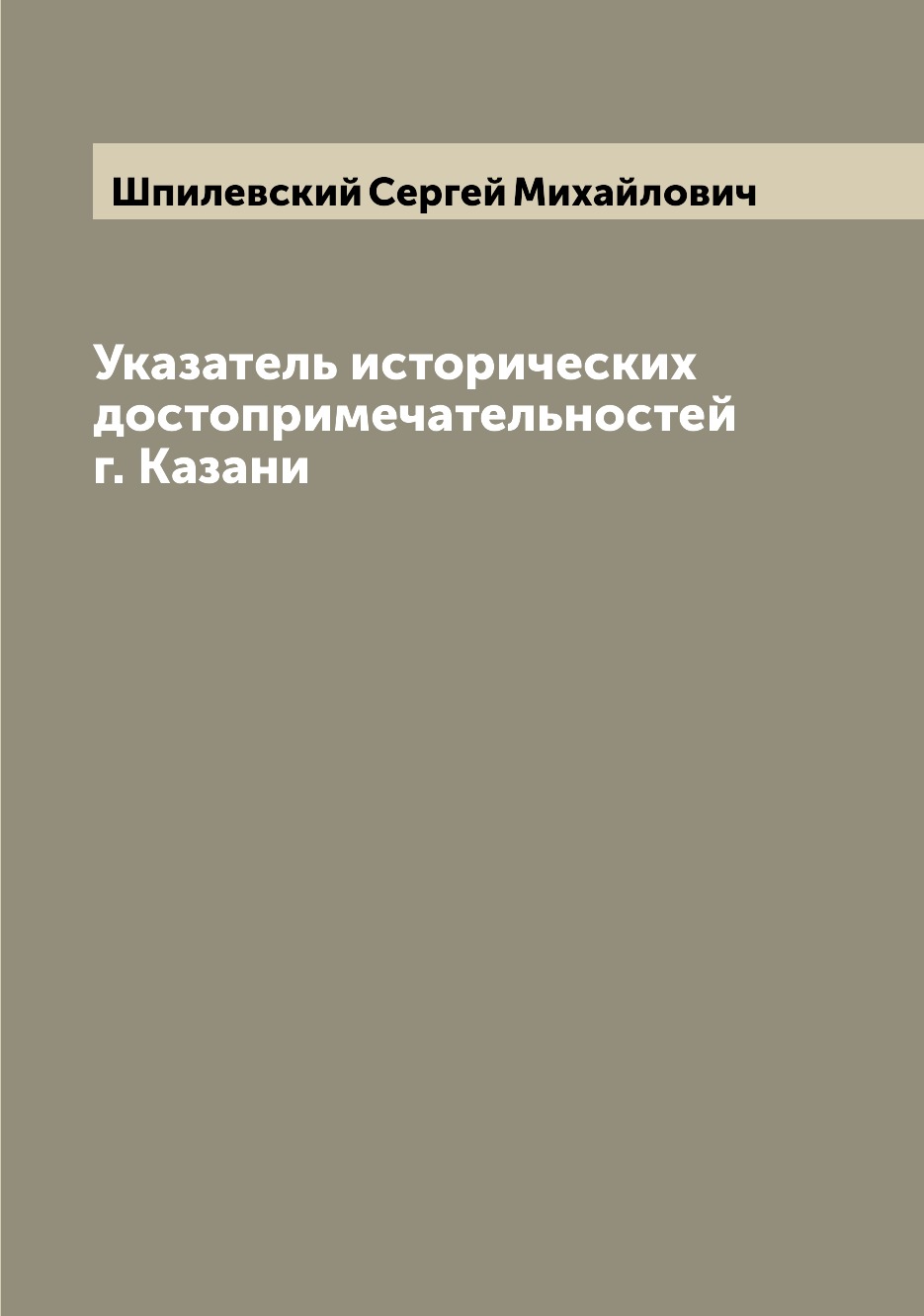 

Книга Указатель исторических достопримечательностей г. Казани