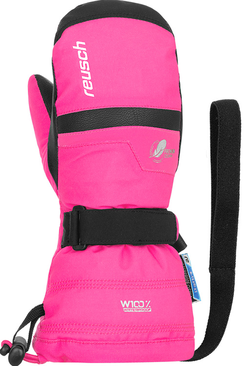 фото Варежки reusch kadir down r-tex® xt mitten, pink glo, 5 inch