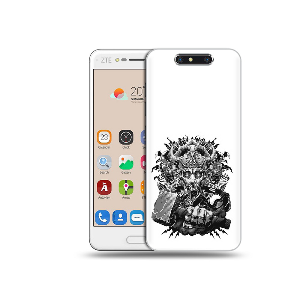 

Чехол MyPads Tocco для ZTE Blade V8 злой тор (PT100217.451.363), Прозрачный, Tocco