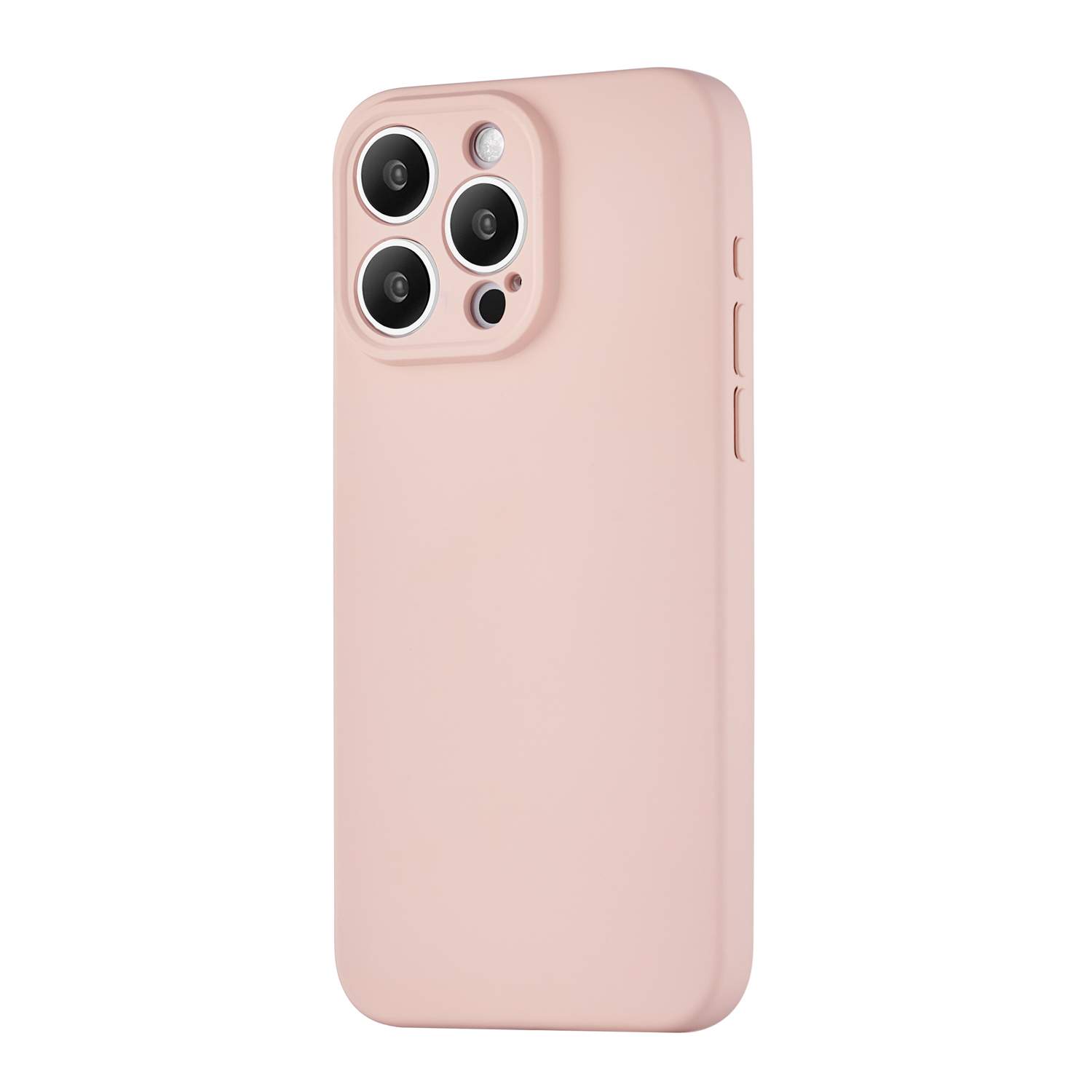

Чехол для iPhone 15 Pro Max Rocket Sense, soft-touch, TPU, персиковый, Розовый