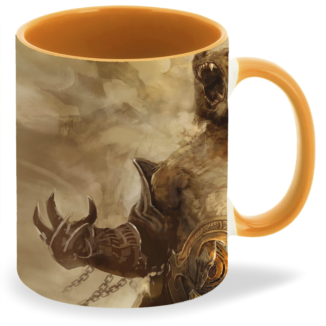 

Кружка CoolPodarok guild wars eye of the north Медведь и девушка, guild wars eye of the north Медведь и девушка