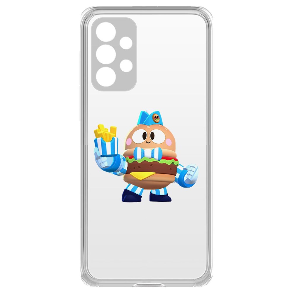 

Чехол-накладка Brawl Stars-Бургер Лу для Samsung Galaxy A73 5G (A736)