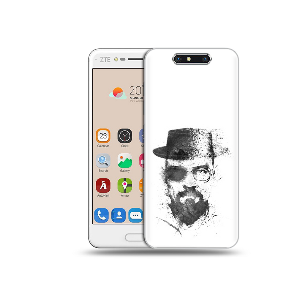 

Чехол MyPads Tocco для ZTE Blade V8 загадочный человек (PT100217.451.347), Прозрачный, Tocco