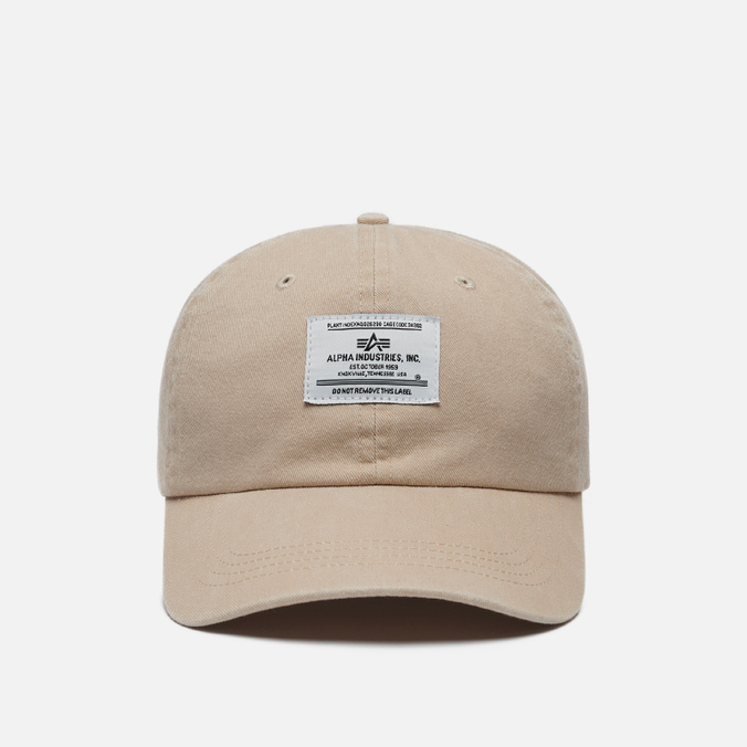 

Кепка Alpha Industries Battlewash бежевый, Размер ONE SIZE, Battlewash
