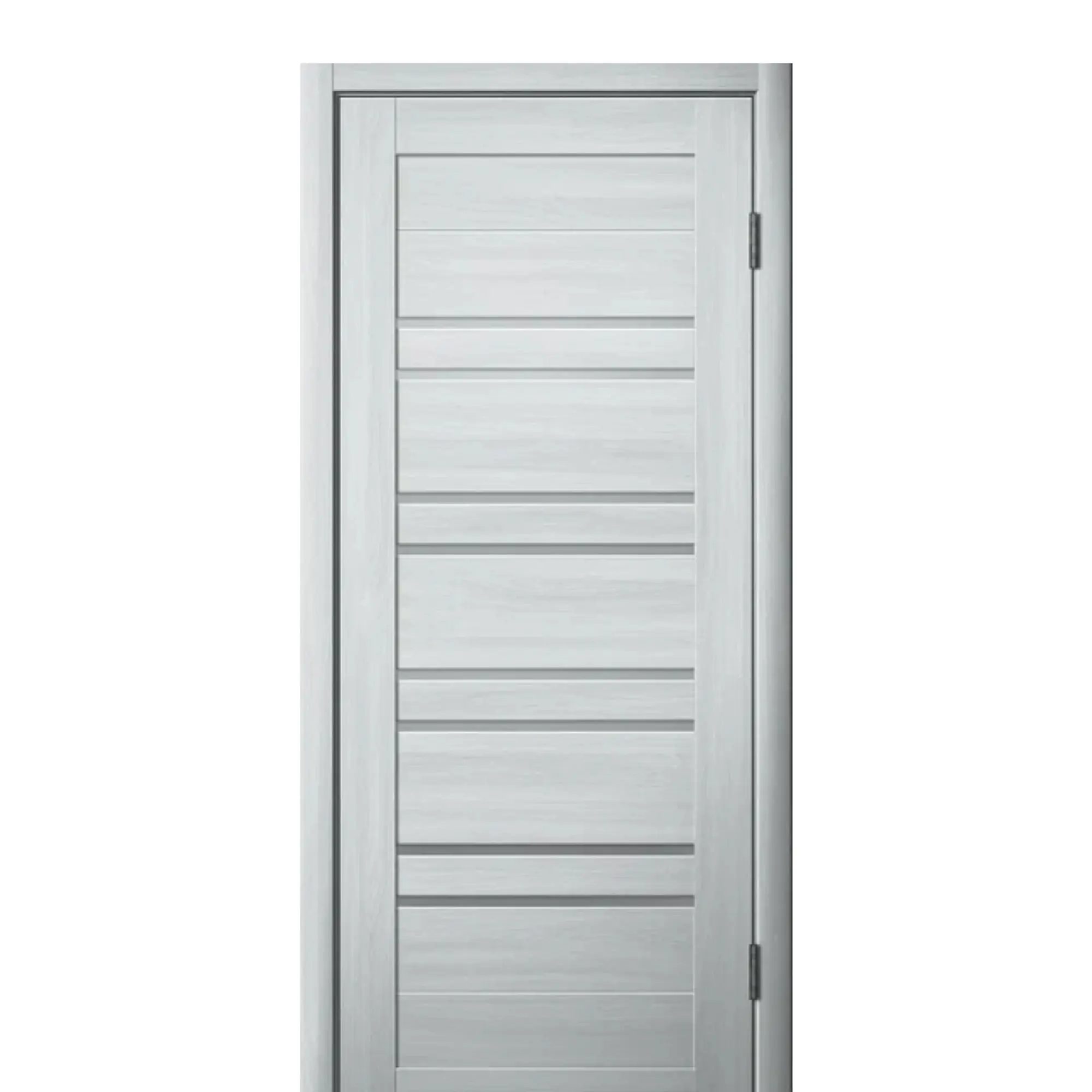 Межкомнатная дверь PAULINIDOR PD2245 в комплекте с фурнитурой ЭКОШПОН, 900 х 2000, пепел