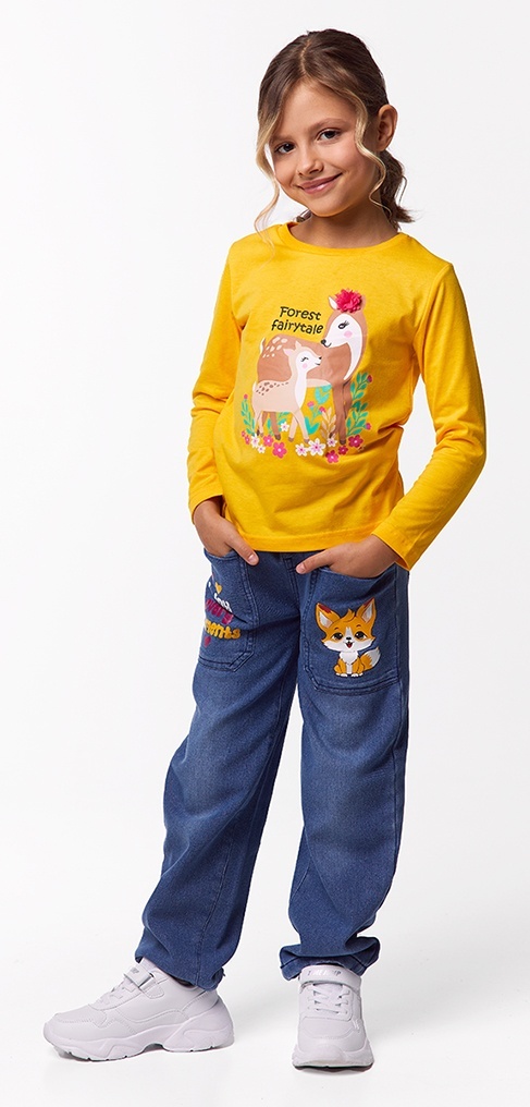 

Лонгслив детский Kari Kids AW24C60303512, желтый, 92, 233940