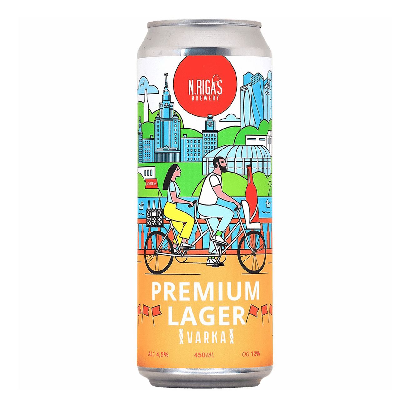 

Пиво Varka Premium Lager фильтрованное светлое 4,5% 450 мл