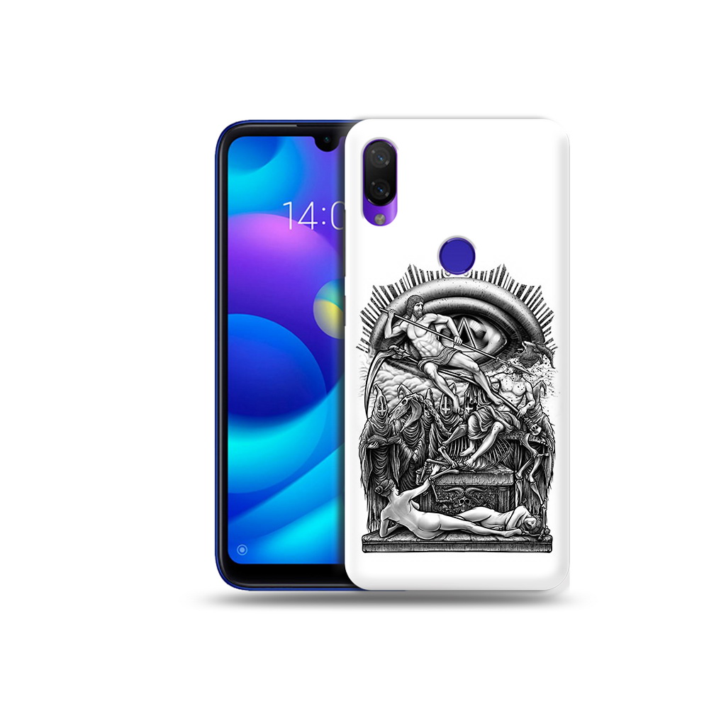 

Чехол MyPads Tocco для Xiaomi Mi Play оракул черно белый (PT128724.322.528), Прозрачный, Tocco