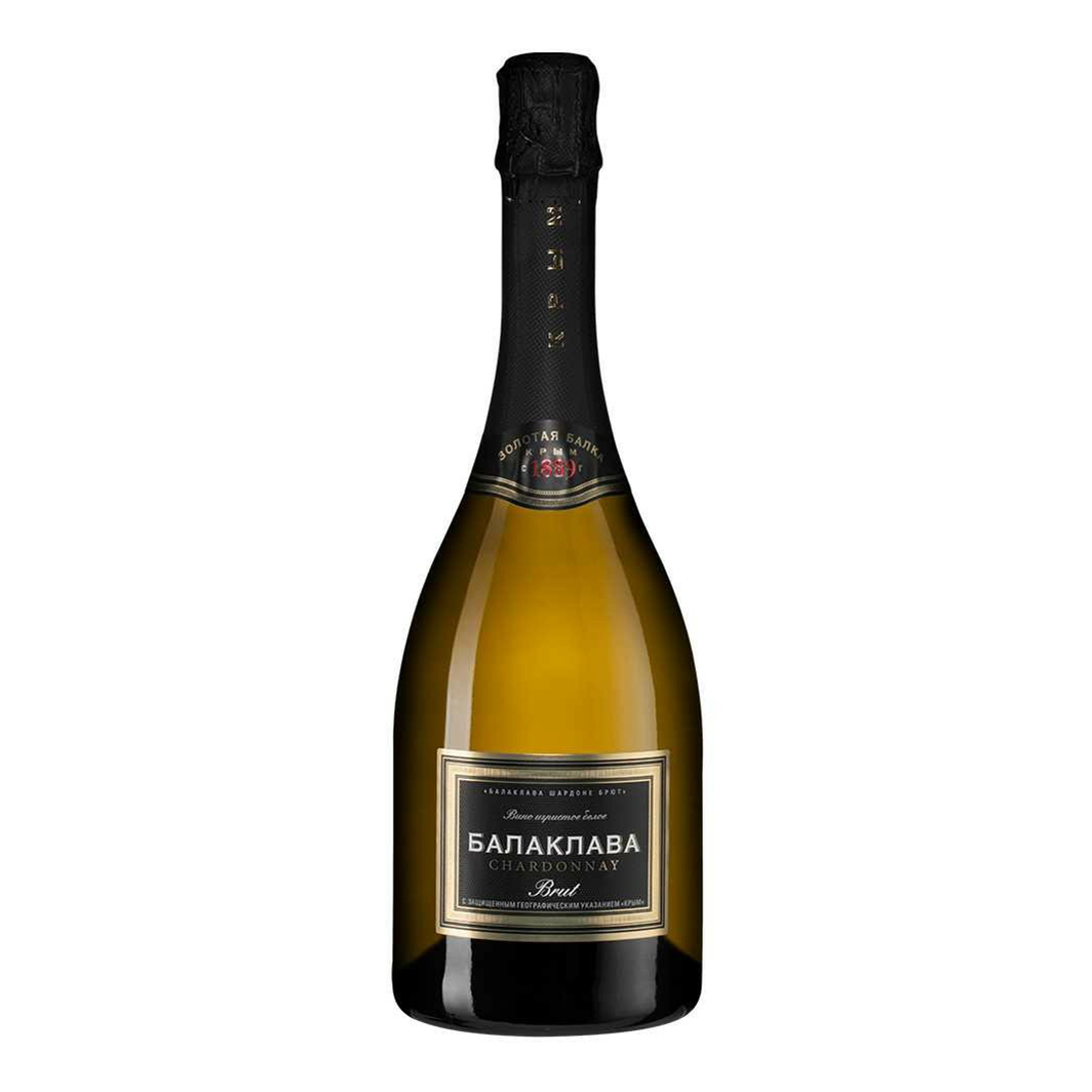 

Вино игристое Золотая Балка Балаклава Chardonnay Brut белое брют 12% 0,75 л