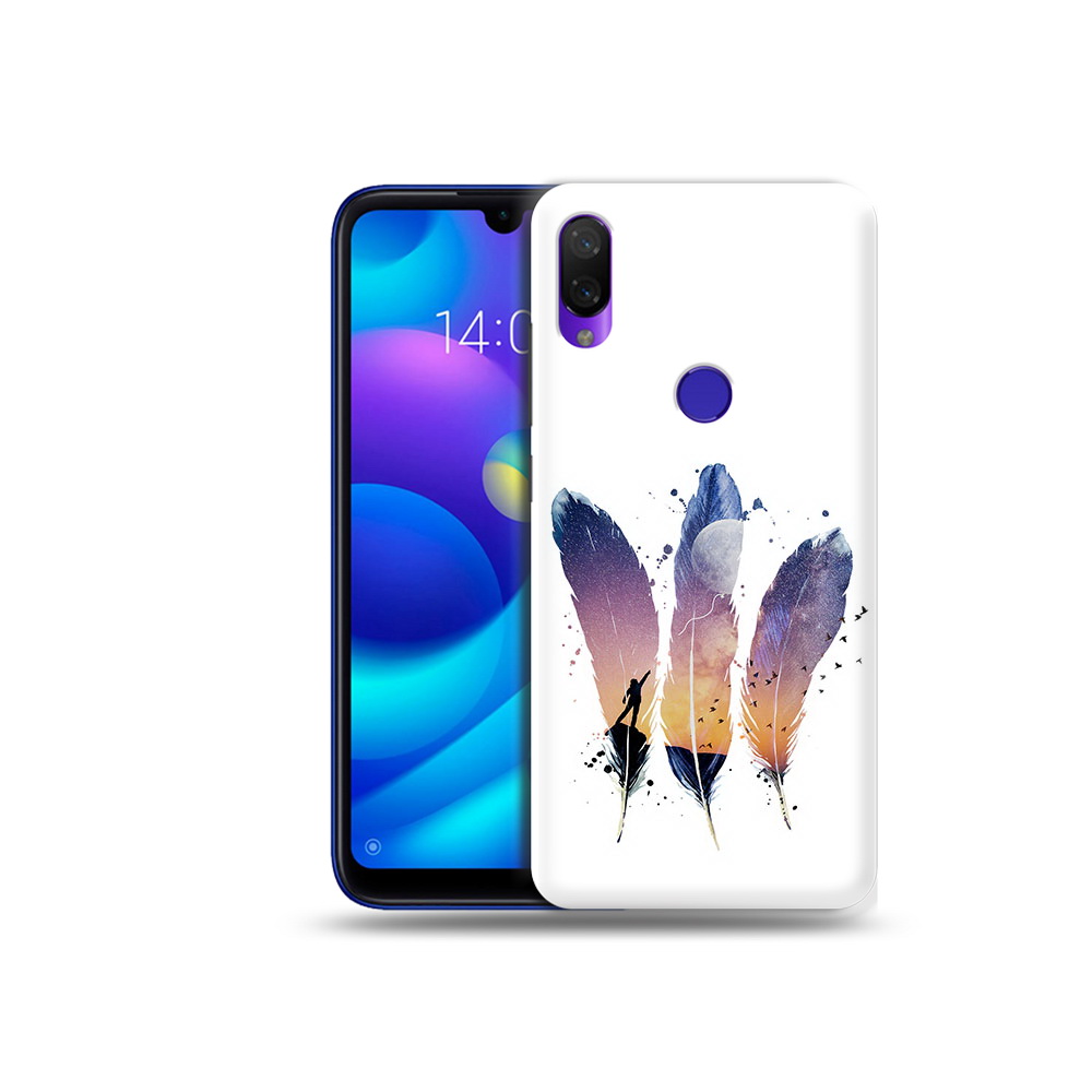 

Чехол MyPads Tocco для Xiaomi Mi Play небесные перья (PT128724.322.519), Прозрачный, Tocco