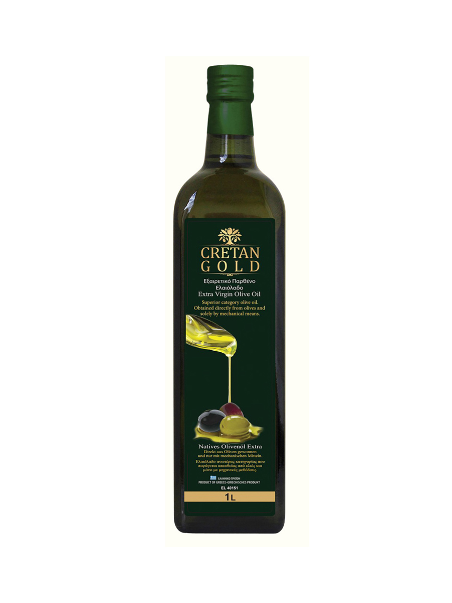 

Оливковое масло Cretan Gold Extra Virgin, 1000 мл, Cretan Gold 1000 мл